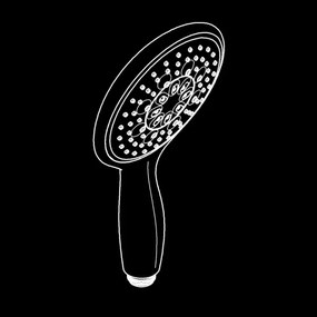 GROHE 26107000 - Ručná sprcha VITALIO RAIN 130 mm, lesklý chróm