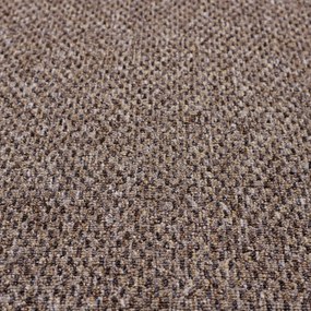 Timzo, Metrážny koberec Rubin 2117 brown, na mieru, šíře 4m, hnedá, ab (mriežka), chodba / predsieň