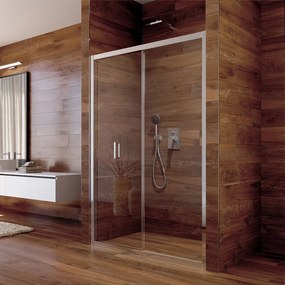 Mereo Mereo, Sprchové dvere LIMA, zalamovacie, chróm ALU, sklo Point 6 mm, MER-CK80122K
