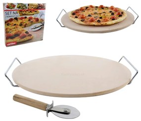 Kameň na pečenie kamenina/drôt, 33 cm