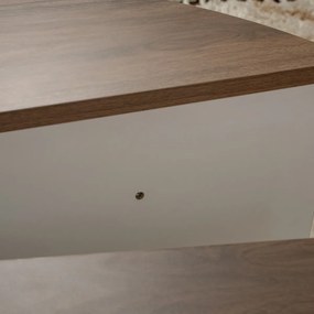 Konferenčný stolík Orion Walnut White
