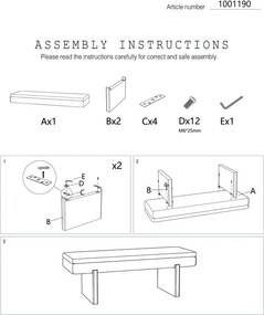 Krémová polstrovaná lavica Jappo – White Label