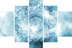 Obraz - Nebeská mandala (150x105 cm)