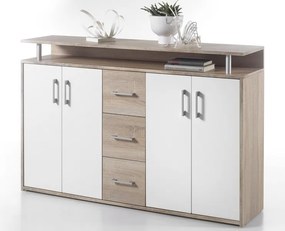 Komoda Drift, dub sonoma/biela