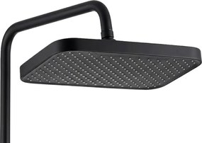 Rea Arlo, sprchový set s vaňovou výlevkou, čierna matná, REA-P7440