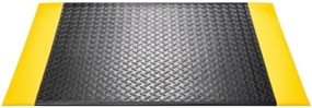 Hamat, Gumová rohožka 650 Base+ Economic black/yellow, 90x150, čierna, chodba / predsieň
