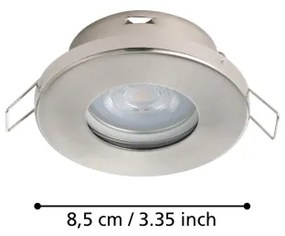 Eglo 901761 - SADA 3xLED Kúpeľňové svietidlo FAVAZZINA 1xGU10/4W/230V IP44 chróm