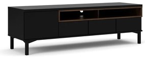 Čierny TV stolík 156x48x48 cm Roomers – Tvilum