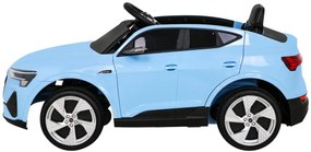 Audi E-Tron Sportback modré – Elektrické auto pre deti s pohonom 4x4, diaľkovým ovládaním