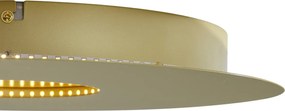 Moderné stropné svietidlo zlaté 40 cm vrátane LED s 3-stupňovým stmievaním - Morning