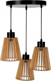 BERGE LED stropné závesné svietidlo - 3xE27 - LUCA04