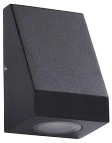 Searchlight 2041-1BK - LED Vonkajšie nástenné svietidlo DOOR LED/7W/230V IP44