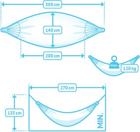 Marimex | Hojdacia sieť La Siesta Brisa Single, caribic lime | 11640529
