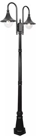 TK Lighting Vonkajšia lampa TALEZ 2xE27/15W/230V IP44 čierna 6980