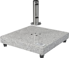 Doppler Pojazdný stojan na slnečník 140 kg - žulový s kolieskami