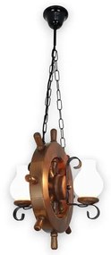 Brilagi - Luster na reťazi TIMONA 2xE14/40W/230V buk/orech