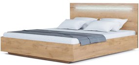 Posteľ Orlando 160x200 zlatý craft