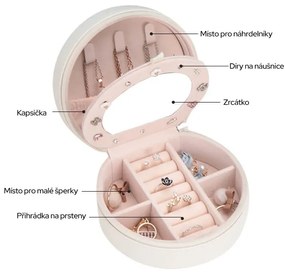 Bezdoteku Šperkovnica Lily biela