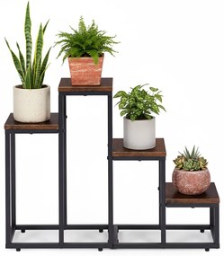 ModernHome Stojan na kvety - 4 police, ModernHome