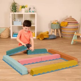 B-Toys - Prekážková dráha BALANCE &amp; HOP 10 ks