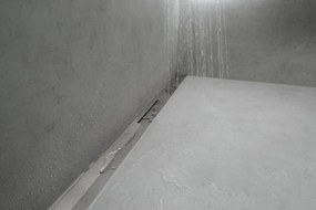 Hansgrohe RainDrain Flex, vrchná sada sprchového žľabu 900, skracovateľný, pre inštaláciu ku stene, čierna matná, HAN-56052670