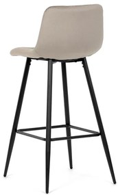 Autronic BONTEC Barová stolička, hnedá, látka, AUB-X7015 CAP2 Farba: Šedá