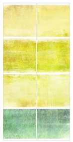 Súprava posuvnej záclony - Colour Harmony Yellow -2 panely