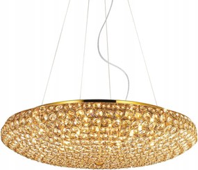 Závesné svietidlo Ideal Lux King SP12 Oro zlaté G9 12x40W 650mm