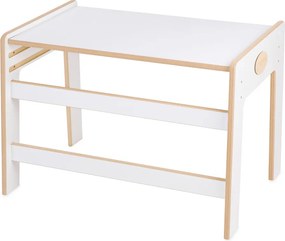 Montessori súprava do detskej izby – stôl a stolička, biela