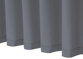 Biante Dekoračný záves Rongo RG-017 Tmavo sivý 140x160 cm