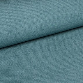 Čalúnená posteľ COMFINO VELVET s prístelkou 120x200 cm petrolejová
