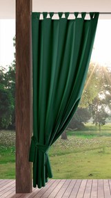 ZÁHRADNÝ VODEODOLNÝ ZÁVES NA PÚTKACH GARDEN 155X220 CM ZELENÁ