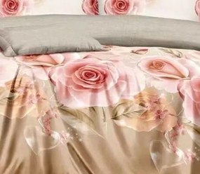 Obliečky GERAN PINK ROSES 7-dielna sada 140x200 cm