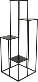 STOJAN NA KVETINÁČ KASKADA2 110X40X40 CM ČIERNA