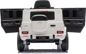 LEAN CARS Akumulátorové vozidlo Mercedes G 4x4 24 V 2580, biele