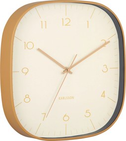 Nástenné hodiny Grato Cuadrado Karlsson KA6113LY, 29cm