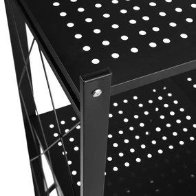 Pojazdný regál GESTEL 5 políc čierny