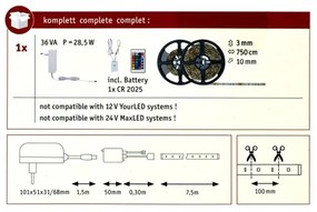 Paulmann 78979 - LED RGB/26W Stmievateľný pásik SIMPLED 7,5m 230V + DO