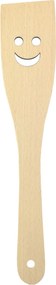 AMADEA Drevená obracačka s tvárou, masívne drevo, 28 cm