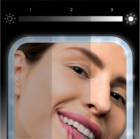 Kozmetické zrkadlo s osvetlením 15x20 cm Ania – MSV