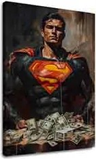Obraz Superman: Muž peňazí | Akrylové detaily