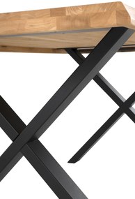Stôl coner 140 x 90 cm čierny MUZZA