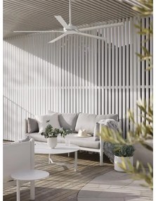 Lucci air 21616049 - Stropný ventilátor MONZA IP55 biela + diaľkové ovládanie