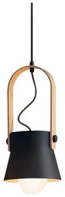 Zambelis 18192 - Luster na lanku 1xE27/40W/230V čierna