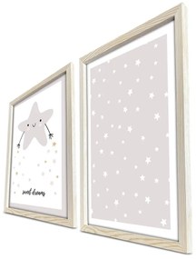 Detské obrázky v súprave 2 ks 38x53 cm Sweet Dreams – Wallity