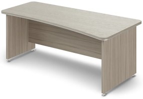 Ergonomický stôl TopOffice 200 x 100 cm, pravý, driftwood