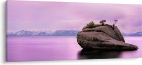Obraz kameňa v mori (120x50 cm)