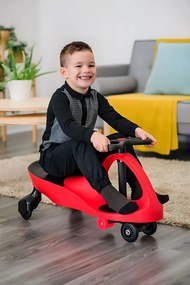Detské odrážadlo Gravity s LED kolesami, červené, ECOTOYS