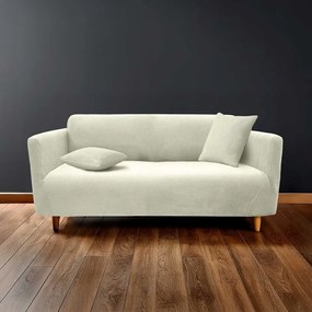 Krémový 3-miestny napínací poťah na pohovku Sacha – douceur d'intérieur