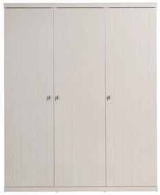 Skriňa biron 166 x 204 cm biela MUZZA